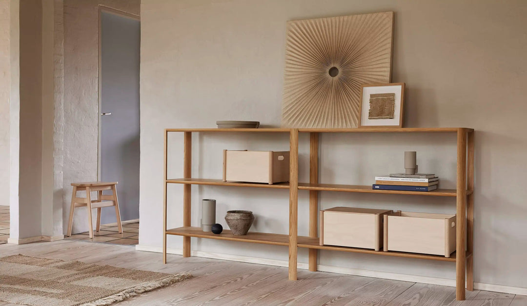 Form & Refine Leaf Shelf 2x3, Oak - ökenhem