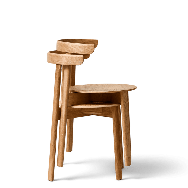 Form &amp; Refine Lunar Chair, Oak - ökenhem
