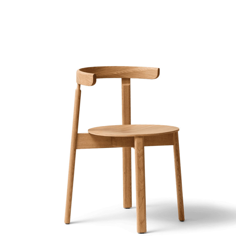 Form &amp; Refine Lunar Chair, Oak - ökenhem