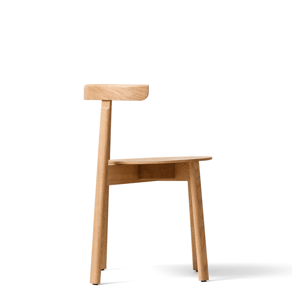 Form &amp; Refine Lunar Chair, Oak - ökenhem