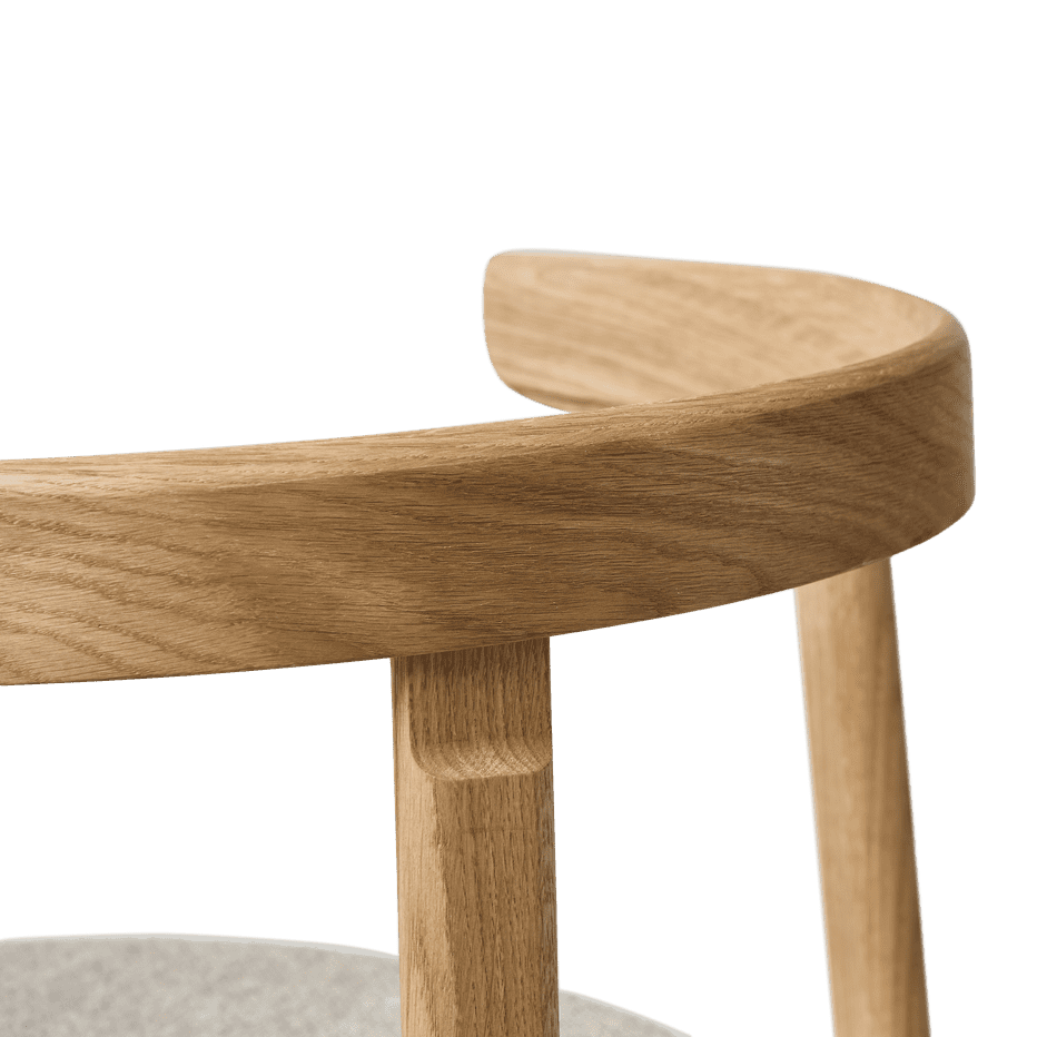 Form &amp; Refine Lunar Chair, Oak Hallingdal - ökenhem