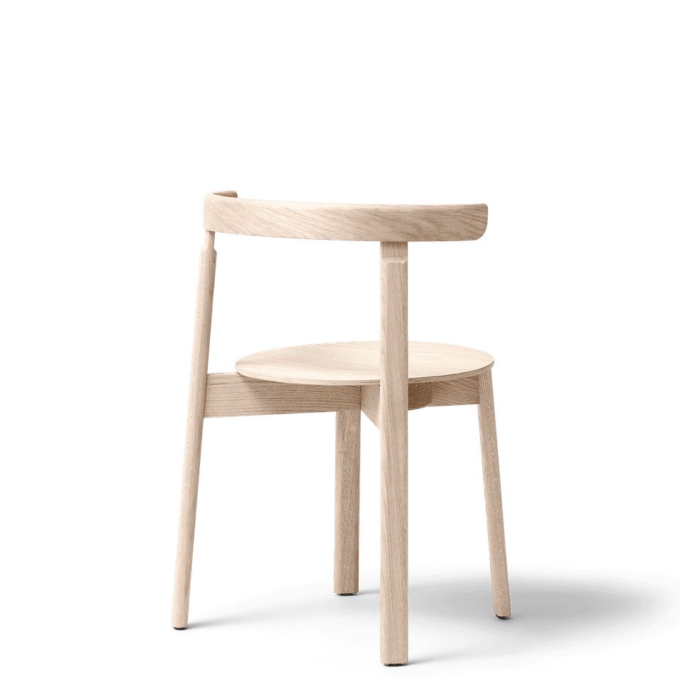 Form &amp; Refine Lunar Chair, White Oak - ökenhem