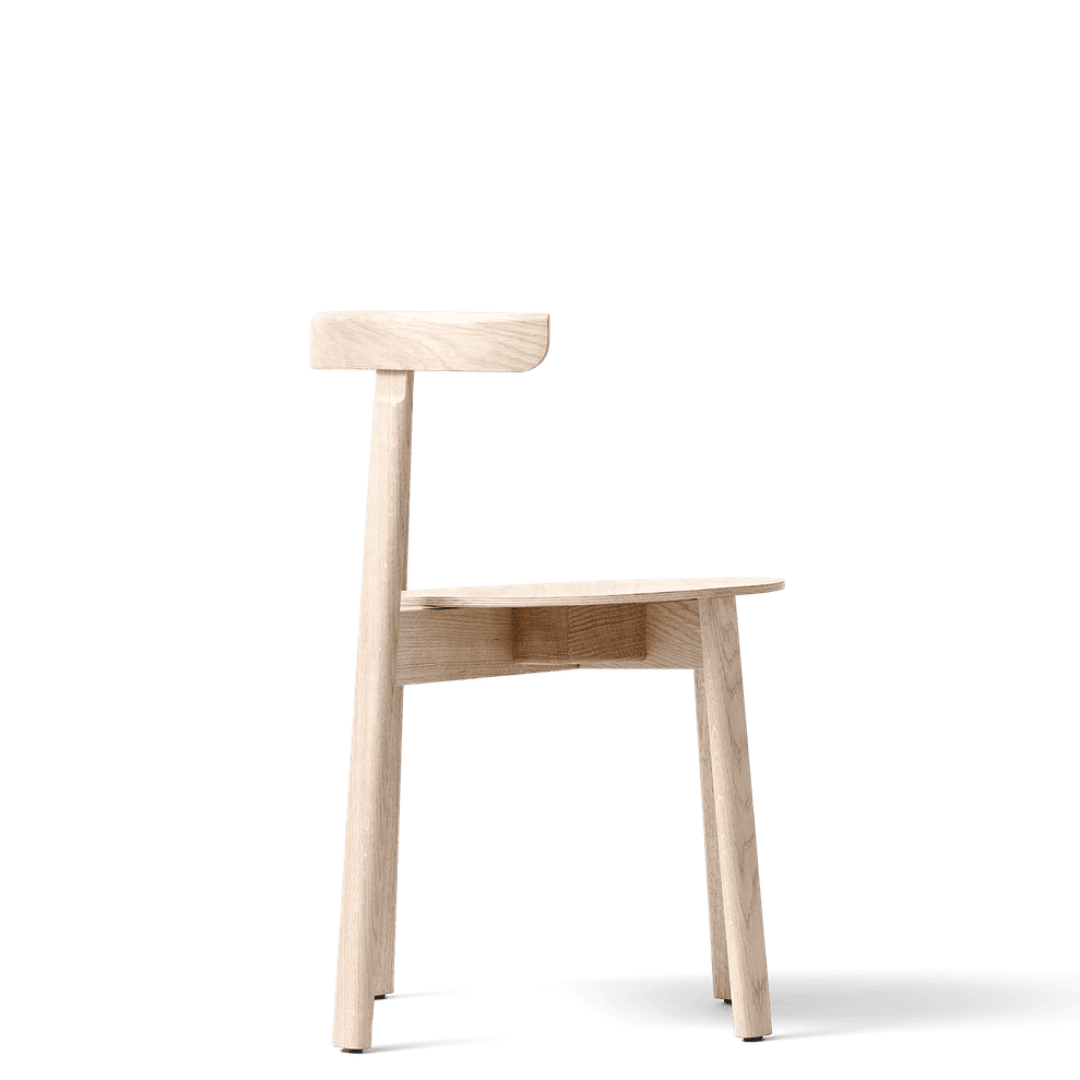 Form &amp; Refine Lunar Chair, White Oak - ökenhem