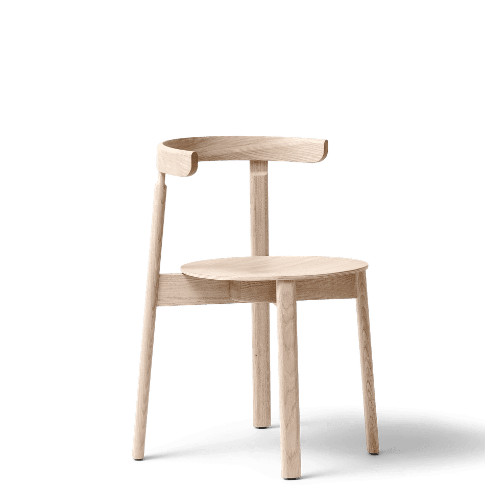 Form &amp; Refine Lunar Chair, White Oak - ökenhem