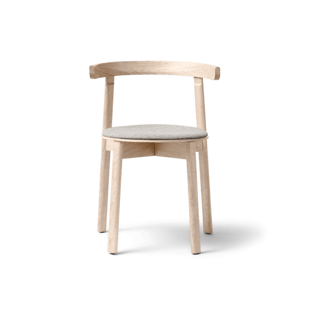 Form &amp; Refine Lunar Chair, White Oak Hallingdal - ökenhem