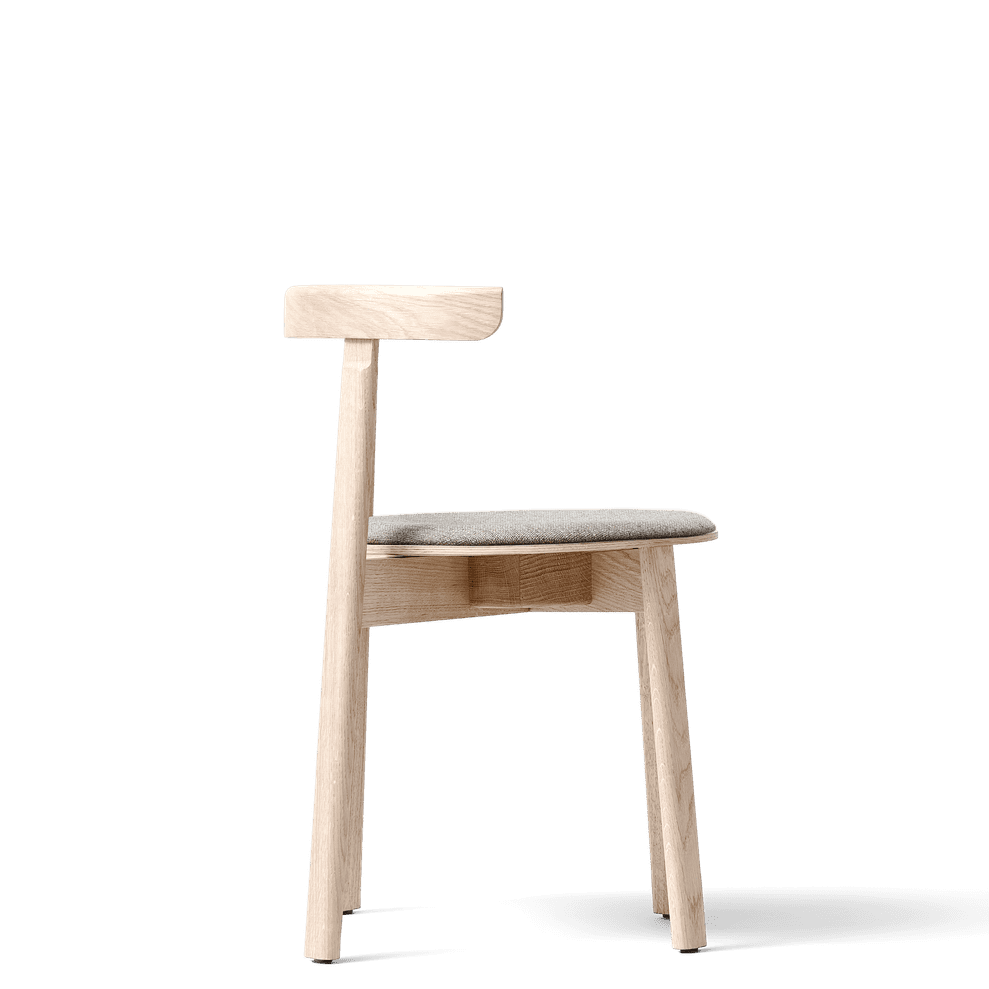 Form &amp; Refine Lunar Chair, White Oak Hallingdal - ökenhem