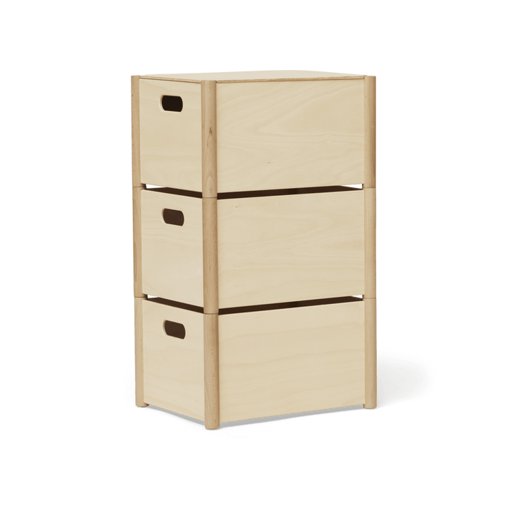 Form & Refine Pillar Storage Box, Medium, Beech - ökenhem