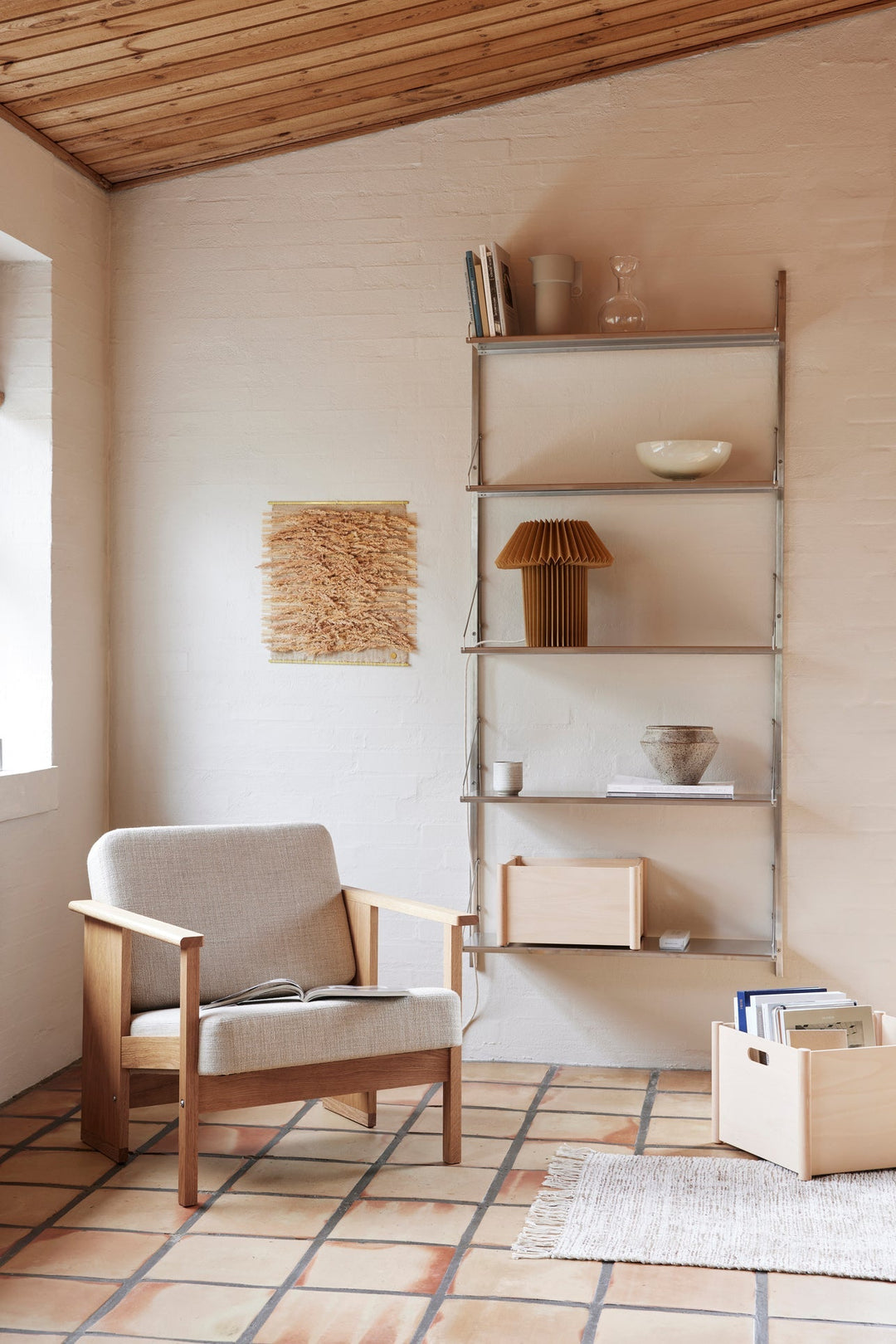 Form & Refine Pillar Storage Box, Medium, Beech - ökenhem