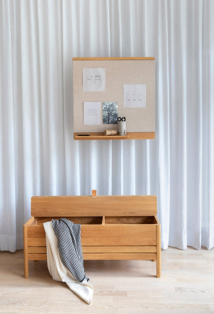 Form & Refine Rim Pinboard 75 x 75, Oiled Oak - ökenhem