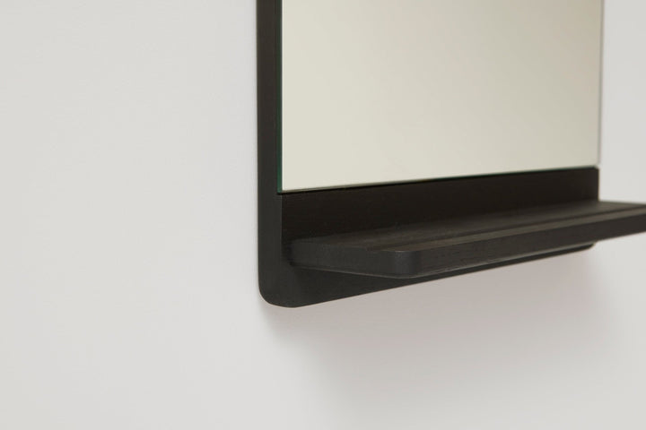 Form &amp; Refine Rim Wall Mirror, Black - ökenhem