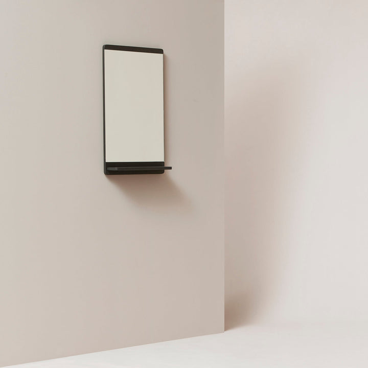 Form &amp; Refine Rim Wall Mirror, Black - ökenhem