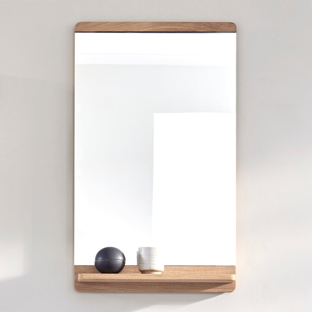Form & Refine Rim Wall Mirror, White Oak - ökenhem