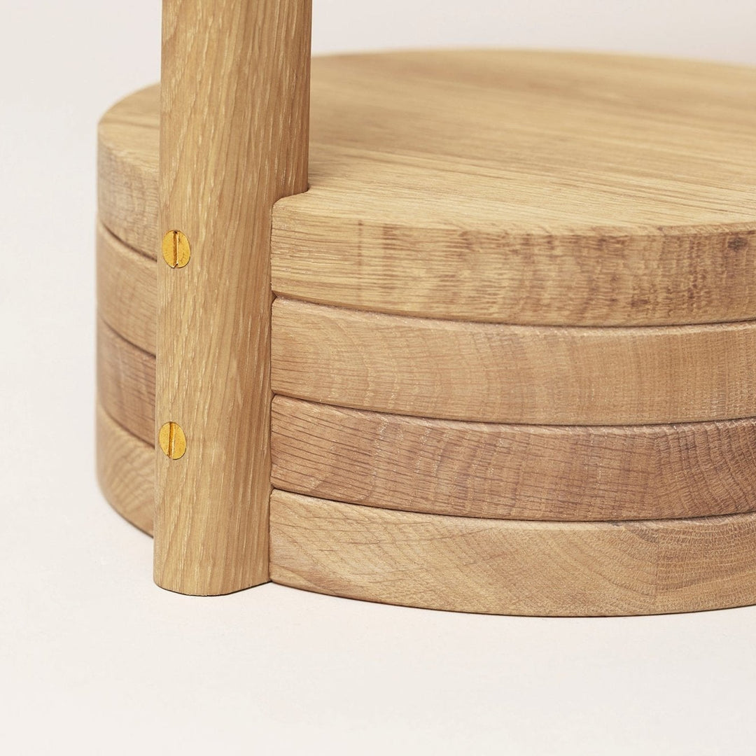 Form &amp; Refine Stilk Side Table, White Oak - ökenhem