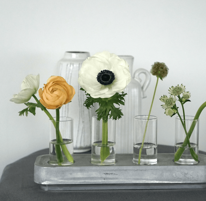 Four Candle Candleholder from Recycled Materials - ökenhem