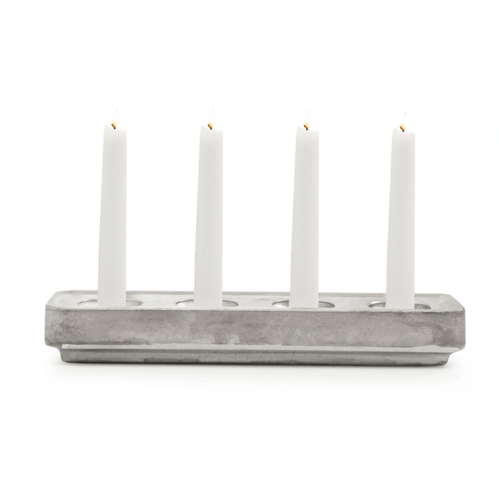 Four Candle Candleholder from Recycled Materials - ökenhem