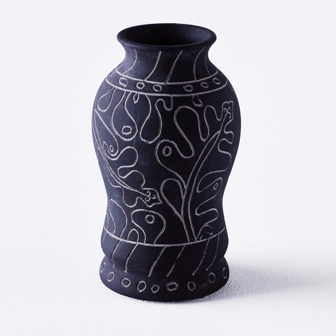 Frida Vase Tall Black - ökenhem