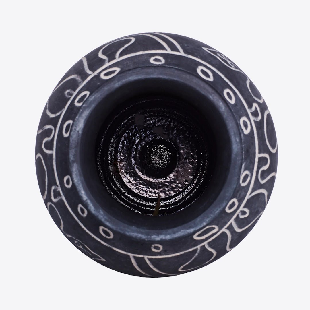 Frida Vase Tall Black - ökenhem