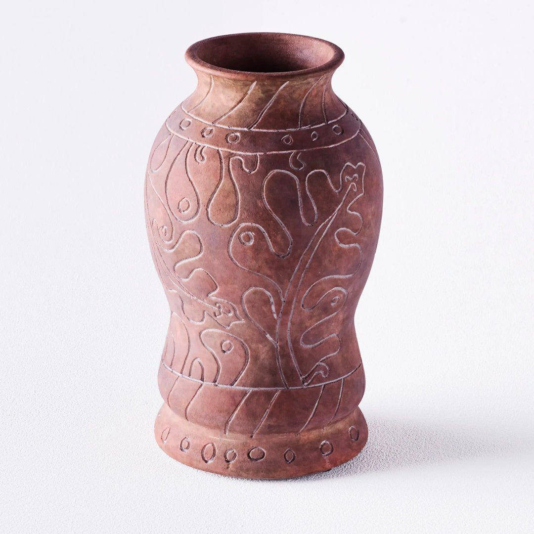 Frida Vase Tall Brown - ökenhem