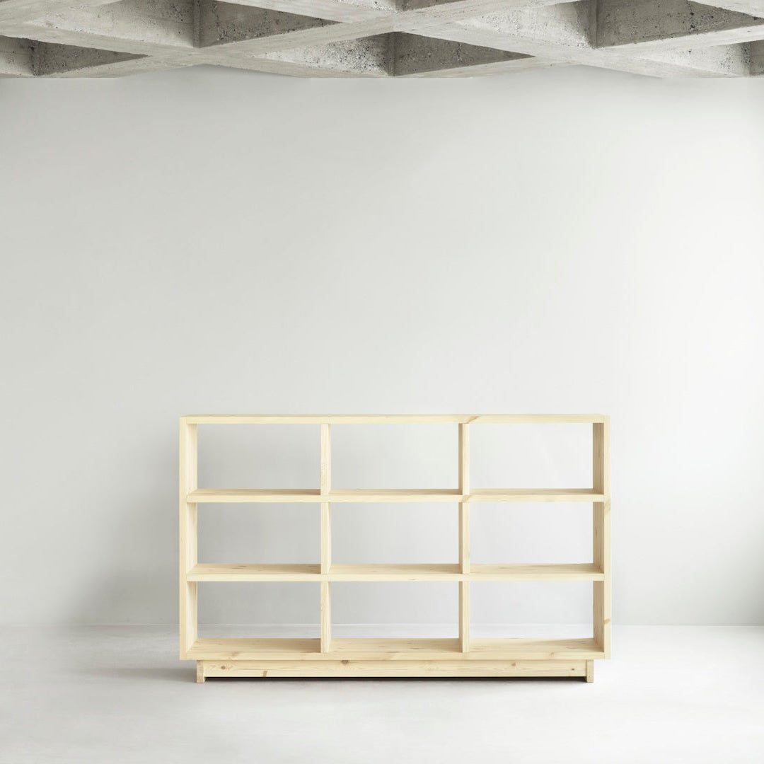 Fyr Bookcase High Pine - ökenhem