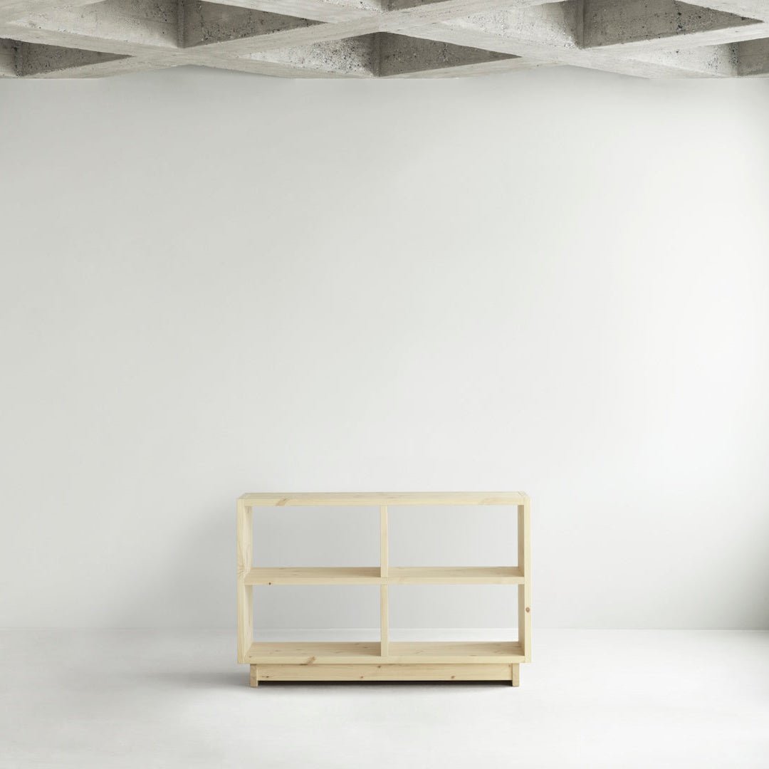 Fyr Bookcase Medium Pine - ökenhem