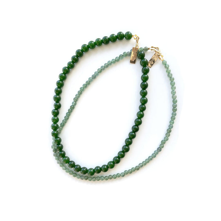 Gemstone Hand Beaded Necklace - ökenhem