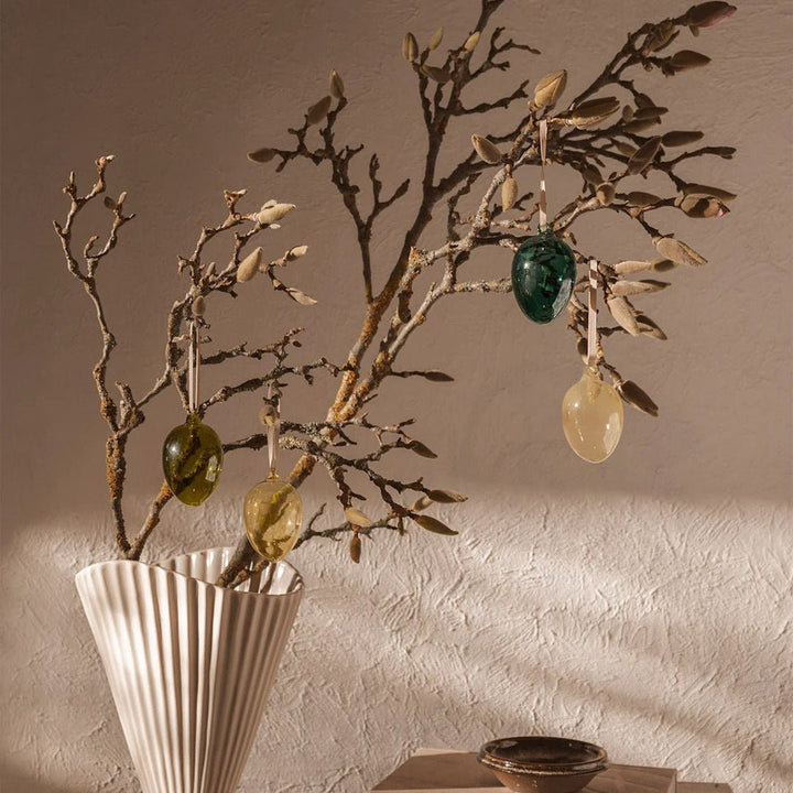 Glass Easter Eggs - Set of 4 - ökenhem