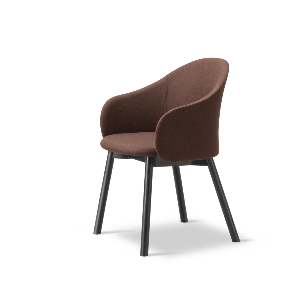 Gomo Armchair - Wood Base - ökenhem