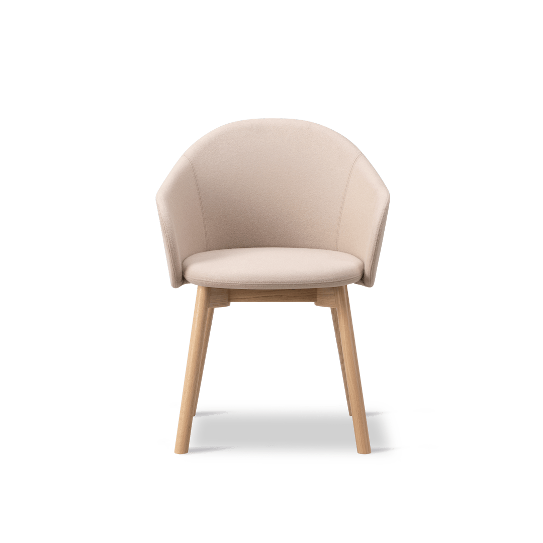Gomo Armchair - Wood Base - ökenhem