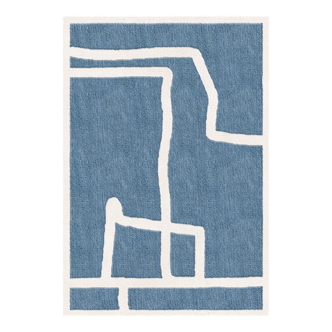 Gotland Klint Wool Rug - Cornflower Blue - ökenhem