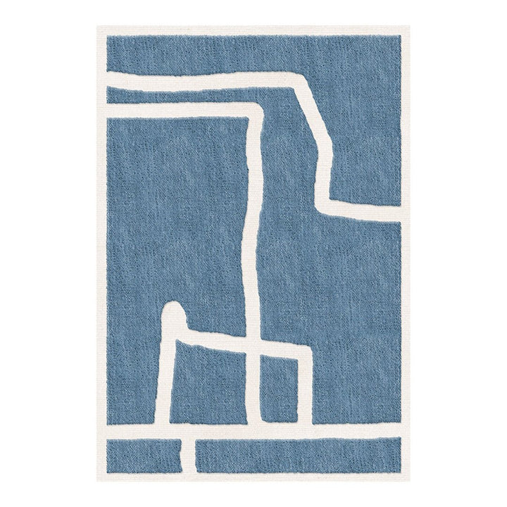 Gotland Klint Wool Rug - Cornflower Blue - ökenhem