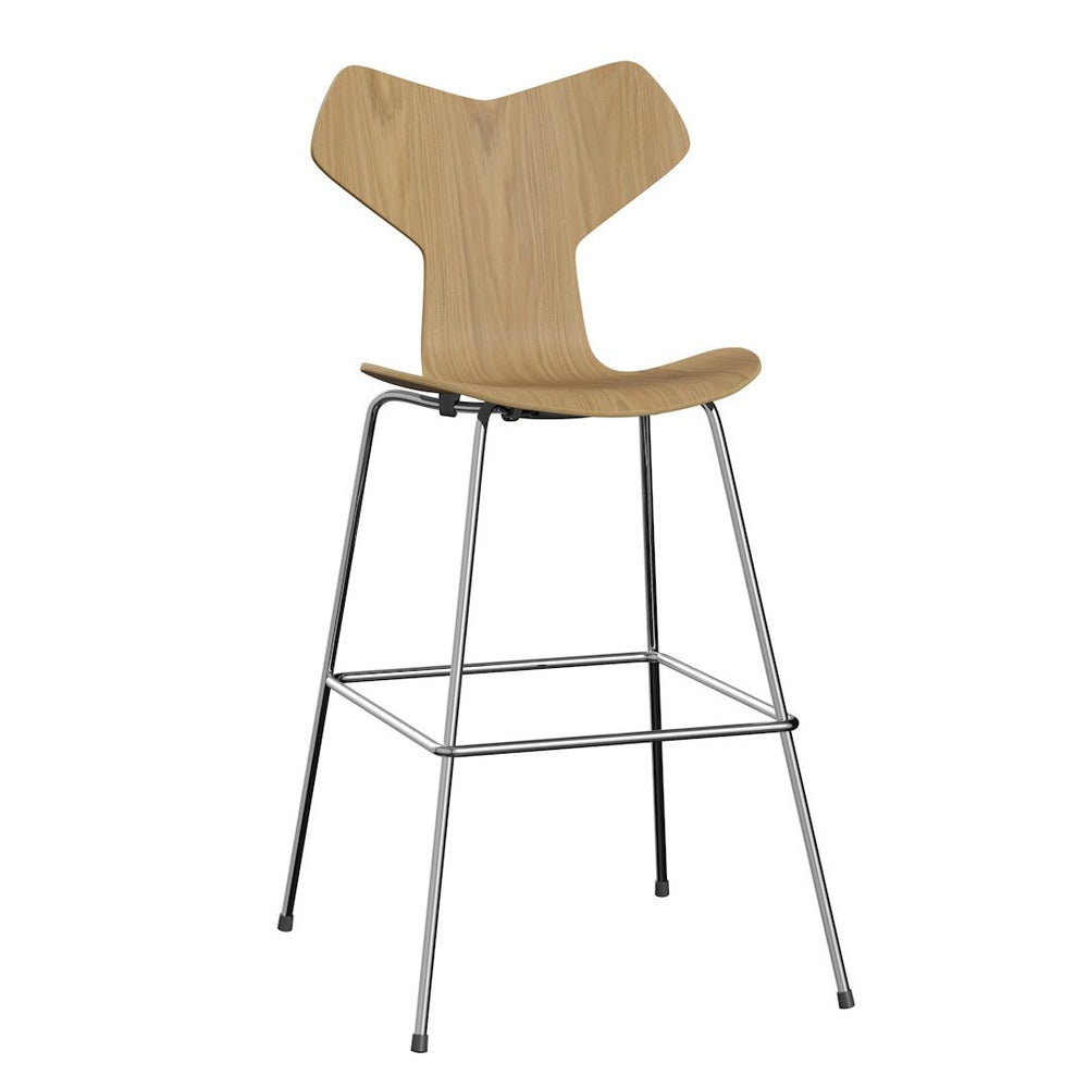 GRAND PRIX™ 3139 Barstool Clear Lacquered Veneer - ökenhem
