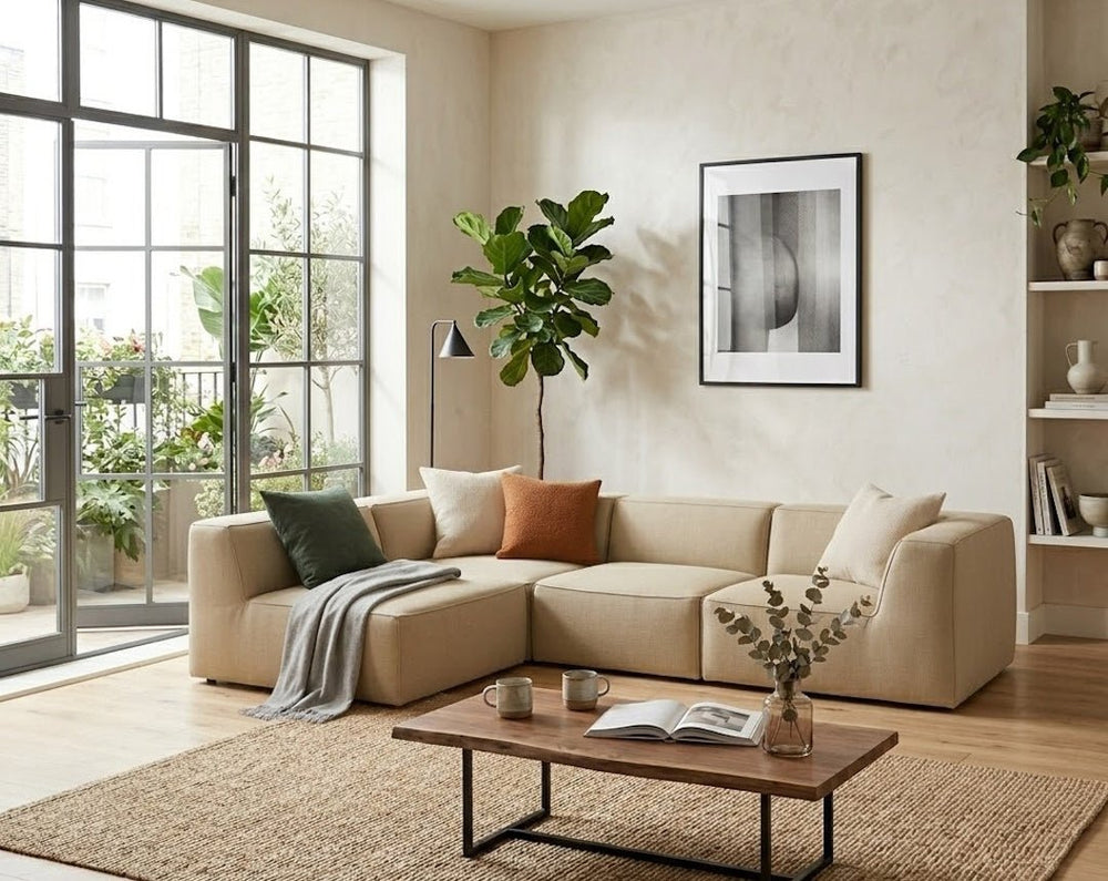 Great 3 - seater Sofa Corner Left - ökenhem