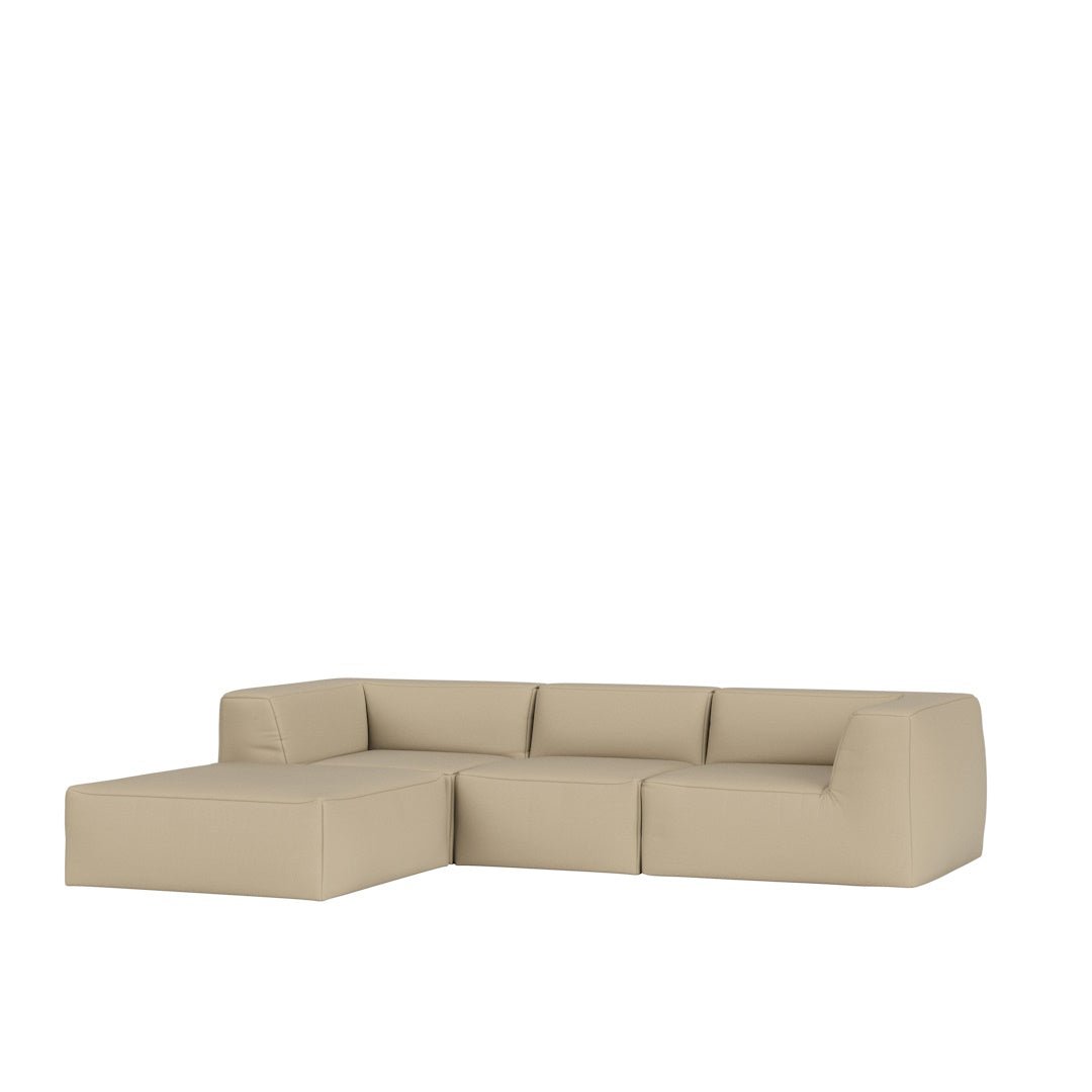 Great 3 - seater Sofa Narrow Chaise Left - ökenhem
