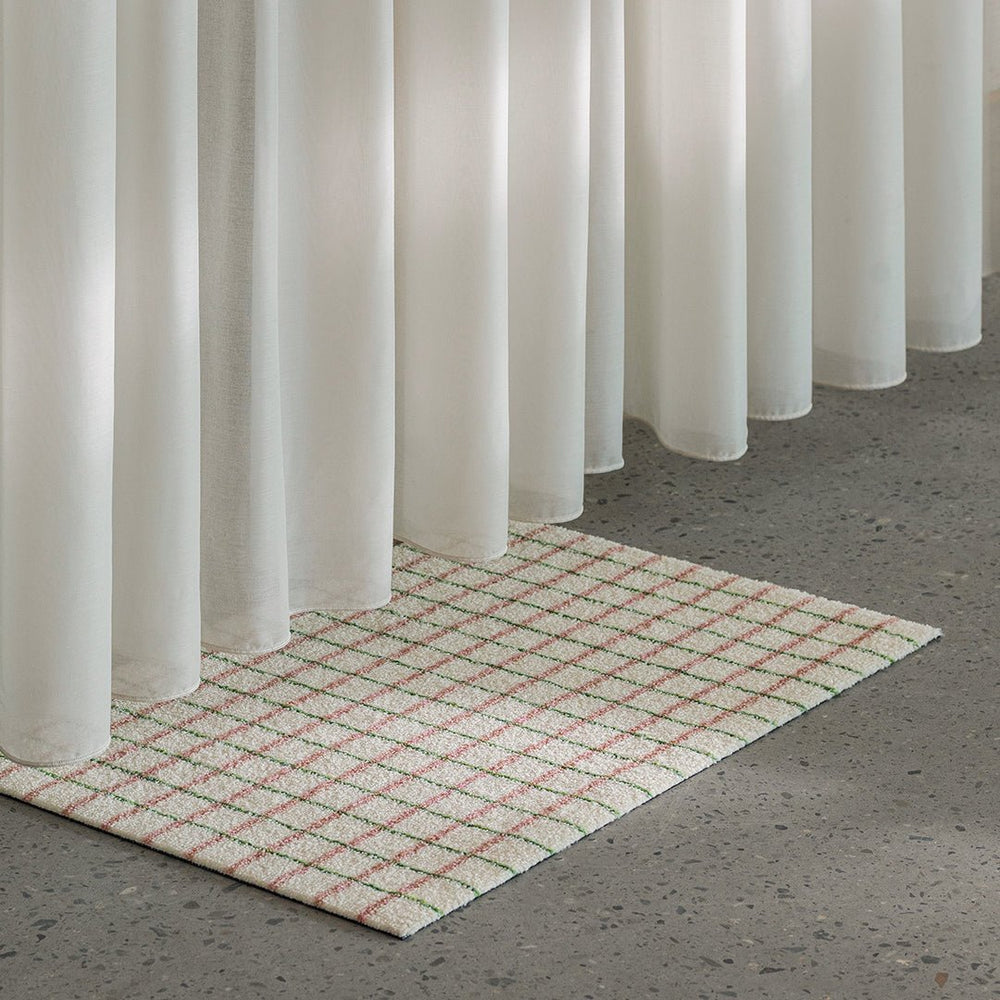 Grid Lime Candycane Doormat - ökenhem