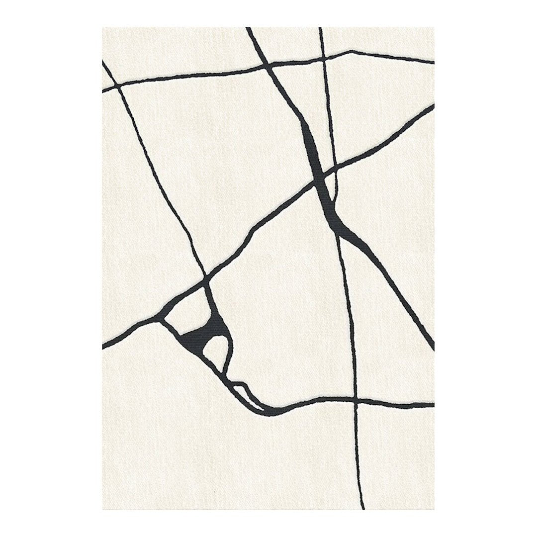 Gute Wool Rug - Black And White - ökenhem