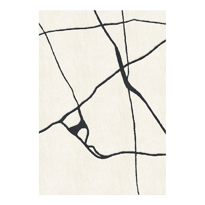 Gute Wool Rug - Black And White - ökenhem