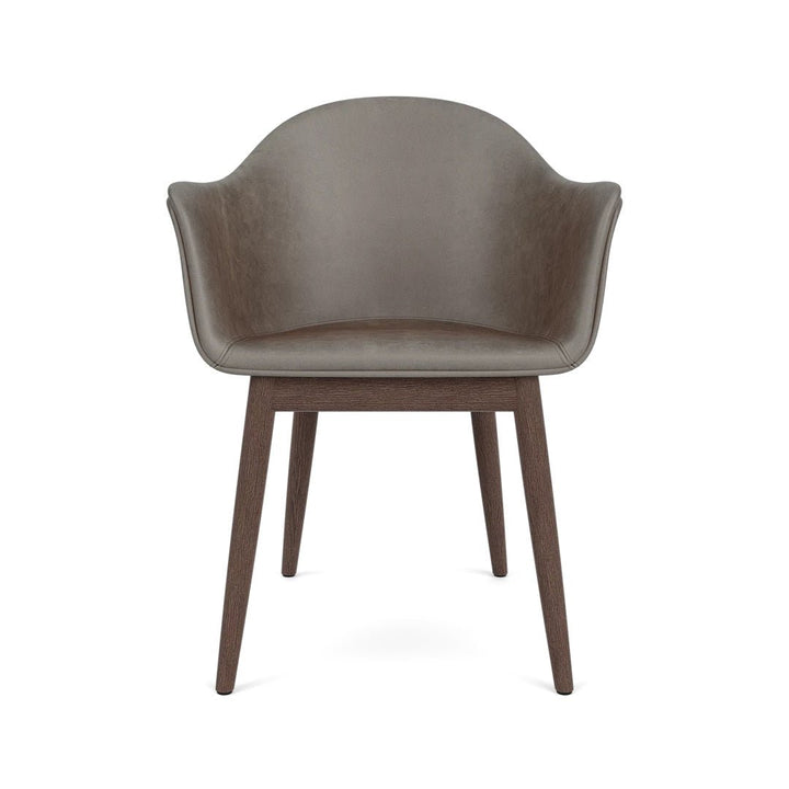 Harbour Arm Chair, Dining Height, Oak Base, Upholstered - ökenhem