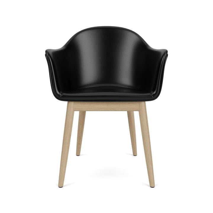 Harbour Arm Chair, Dining Height, Oak Base, Upholstered - ökenhem