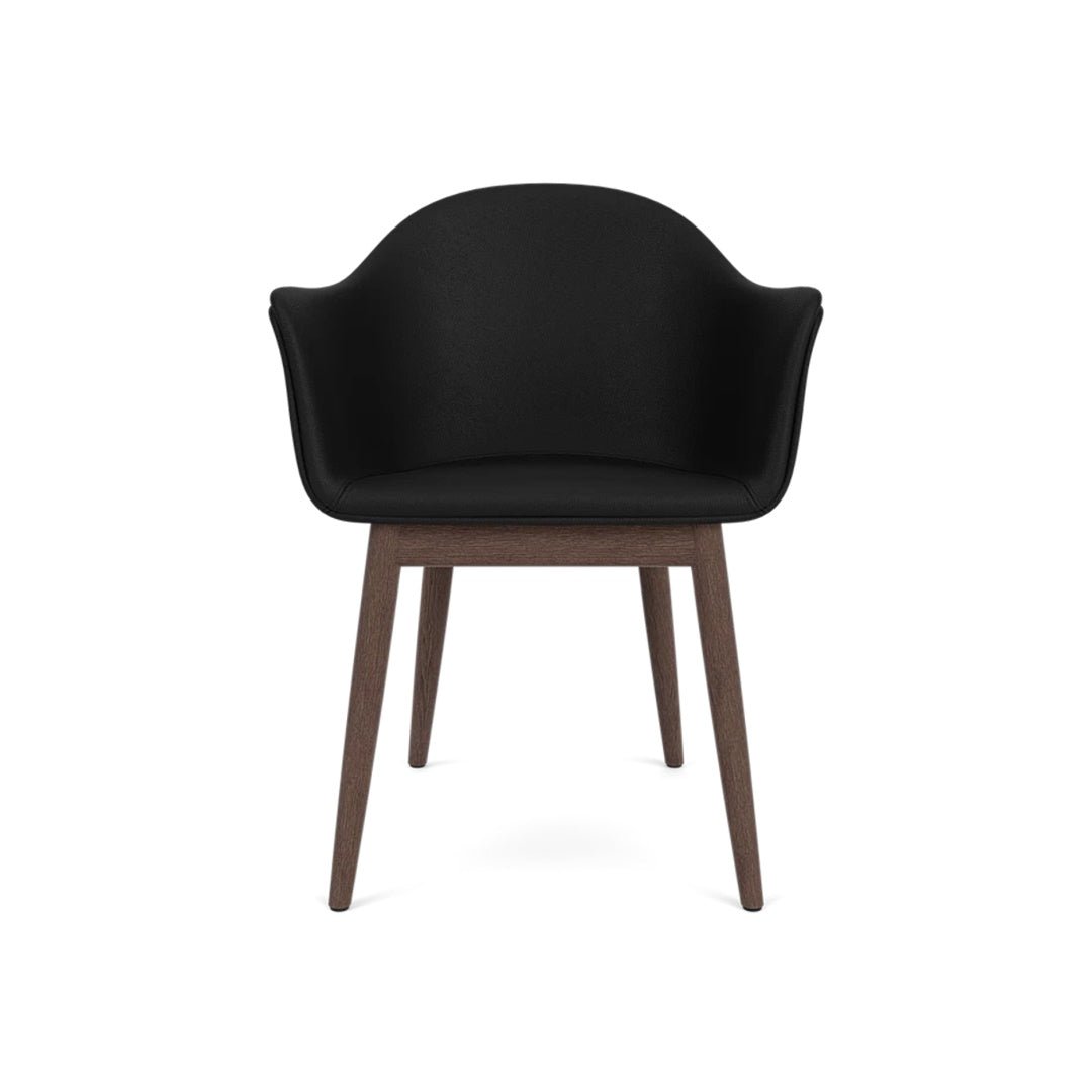 Harbour Arm Chair, Dining Height, Oak Base, Upholstered - ökenhem