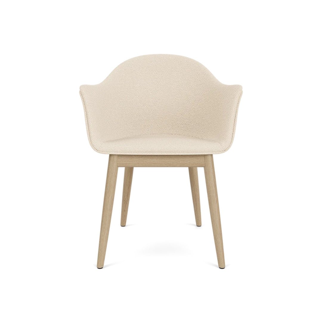 Harbour Arm Chair, Dining Height, Oak Base, Upholstered - ökenhem