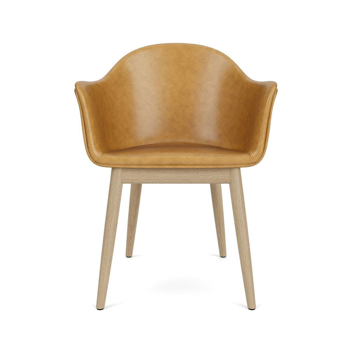 Harbour Arm Chair, Dining Height, Oak Base, Upholstered - ökenhem