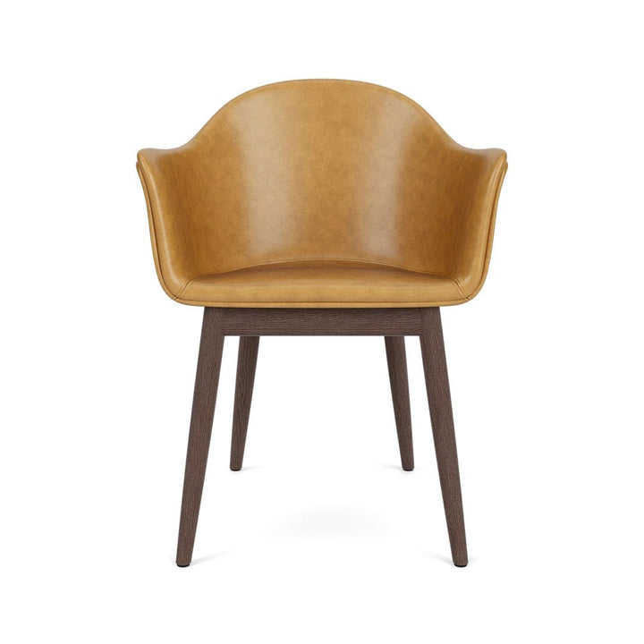 Harbour Arm Chair, Dining Height, Oak Base, Upholstered - ökenhem