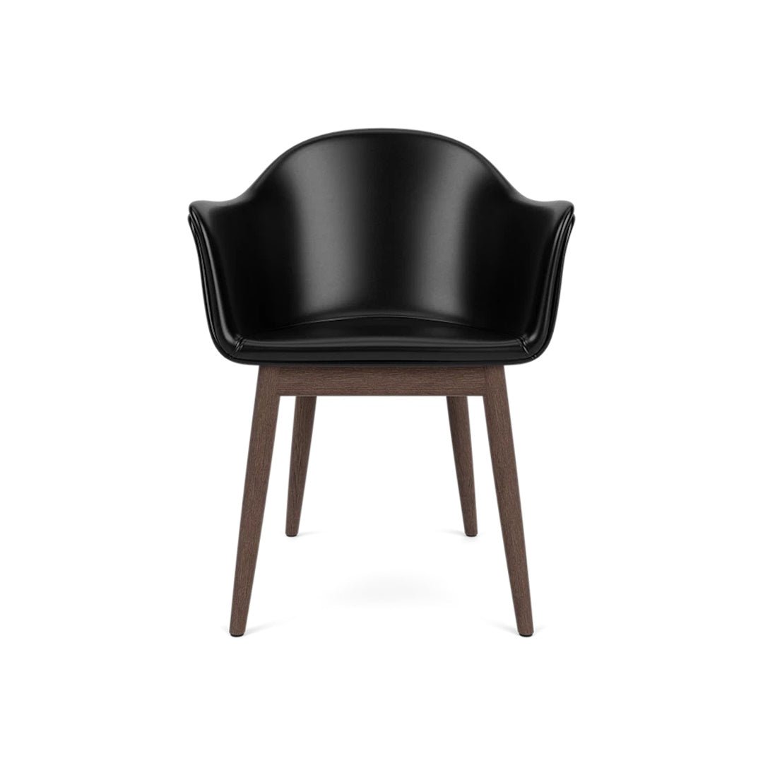 Harbour Arm Chair, Dining Height, Oak Base, Upholstered - ökenhem