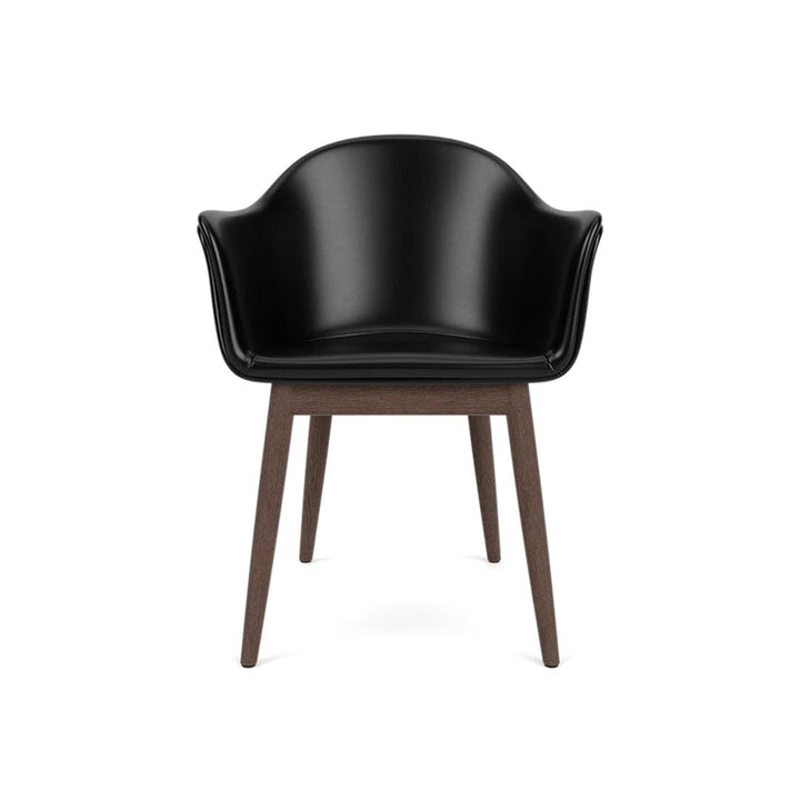 Harbour Arm Chair, Dining Height, Oak Base, Upholstered - ökenhem