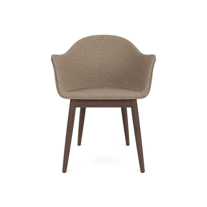 Harbour Arm Chair, Dining Height, Oak Base, Upholstered - ökenhem