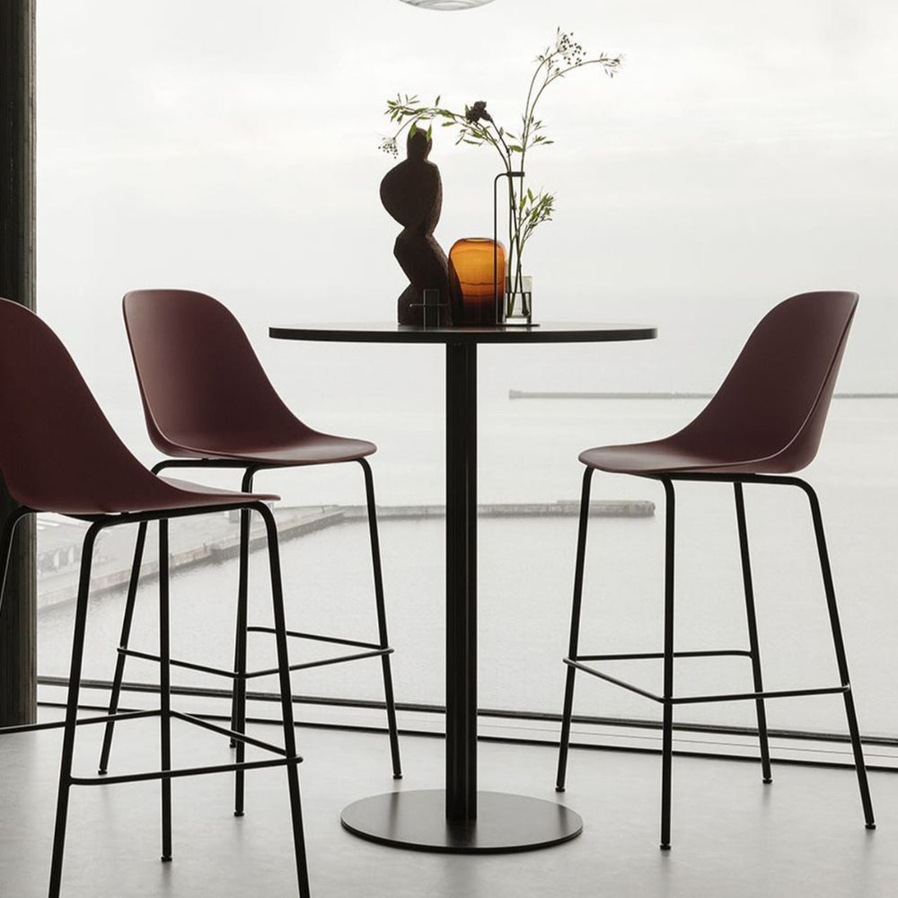 Harbour Column Table, Round Table Top, Bar Height - ökenhem