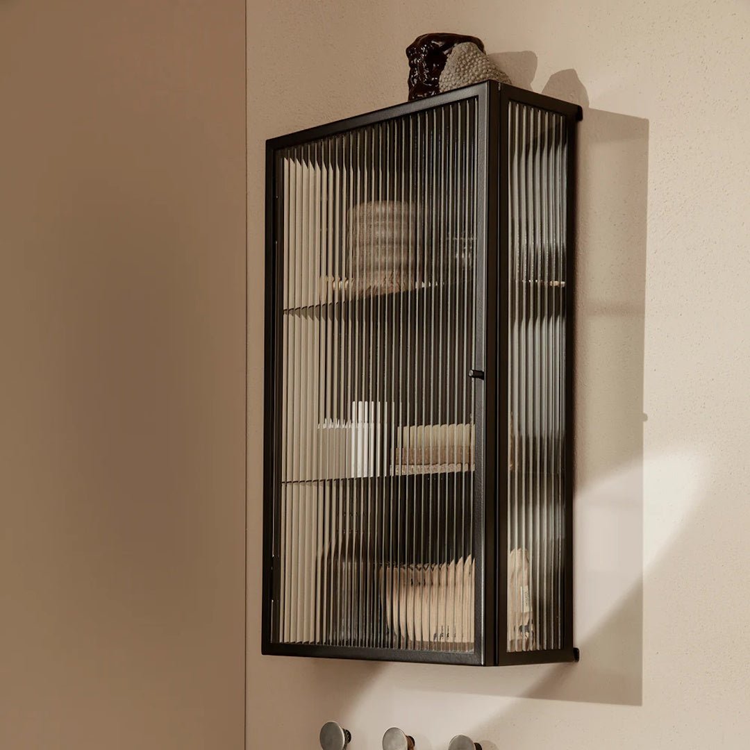 Haze Wall Cabinet - Reeded Glass - ökenhem