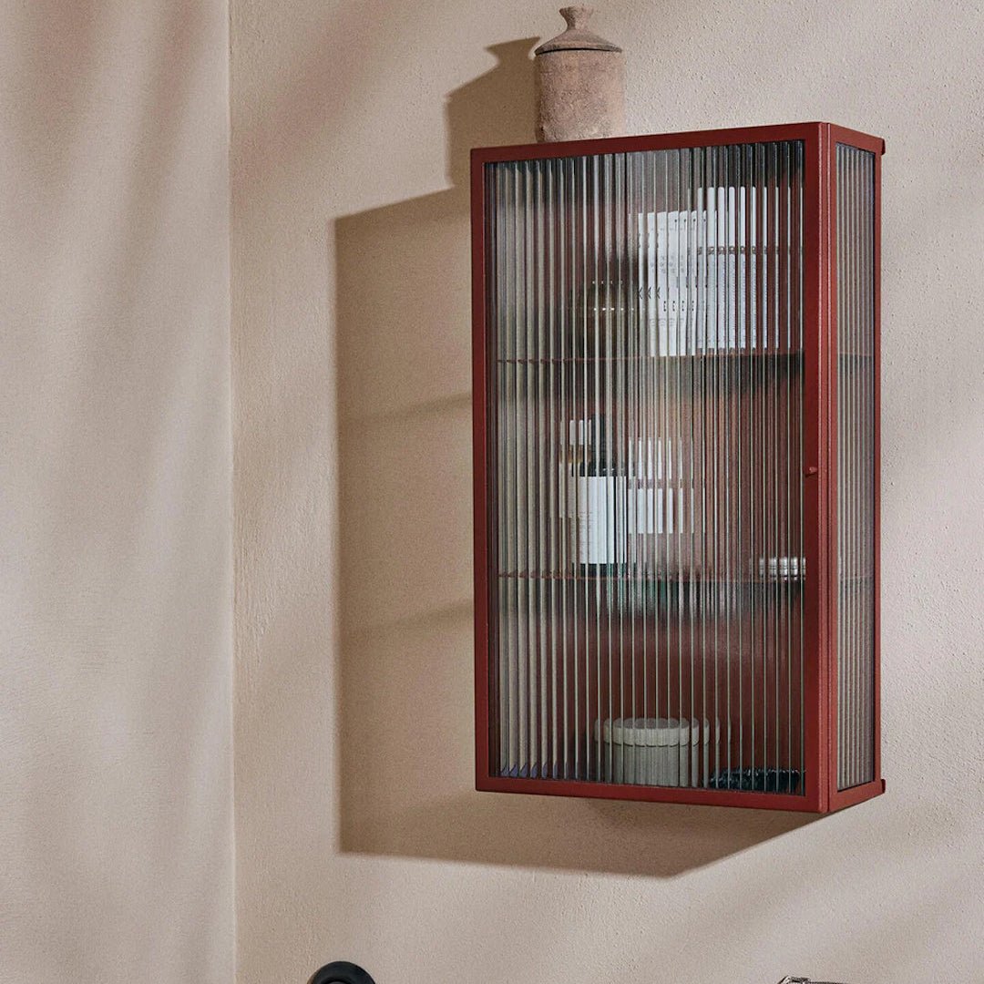 Haze Wall Cabinet - Reeded Glass - ökenhem