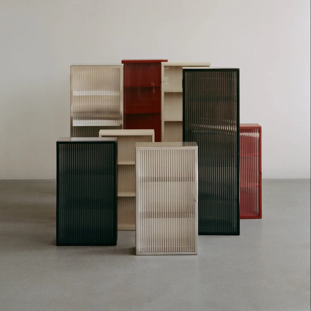 Haze Wall Cabinet - Reeded Glass - ökenhem