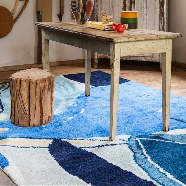 Heather Chontos Wool Rug - Blue Lake - ökenhem